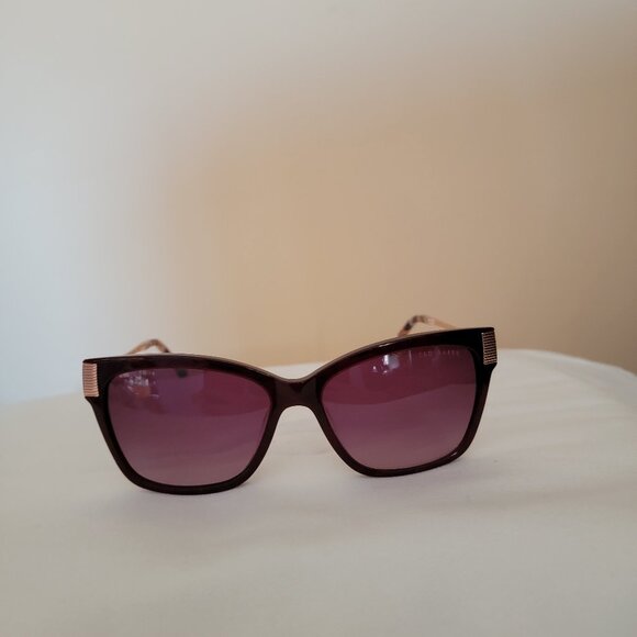 Ted Baker London 57mm Cat Eye Sunglasses, BURGUNDY main image 13